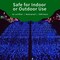 Ultra-Bright Connects End to End Blue Christmas Mini Lights 100L 19.6Ft UL Listed Incandescent Bulb String Light Set for Indoor Outdoor Holiday Garden Party Christmas Tree Garland Decor